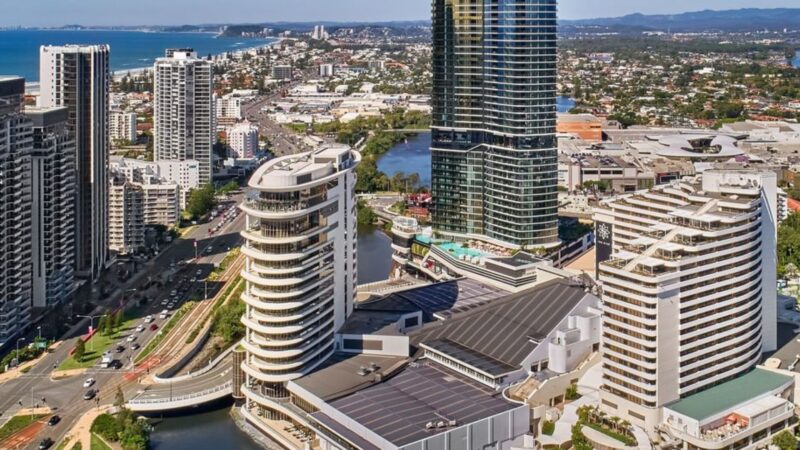 Star Casino Gold Coast drone image from above